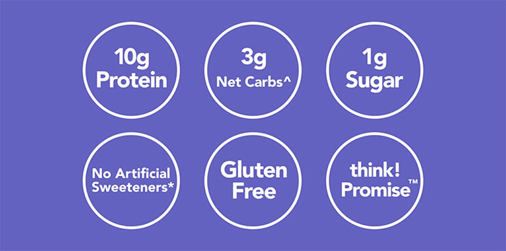 think! Keto Chocolate Mousse Pie Protein Bars