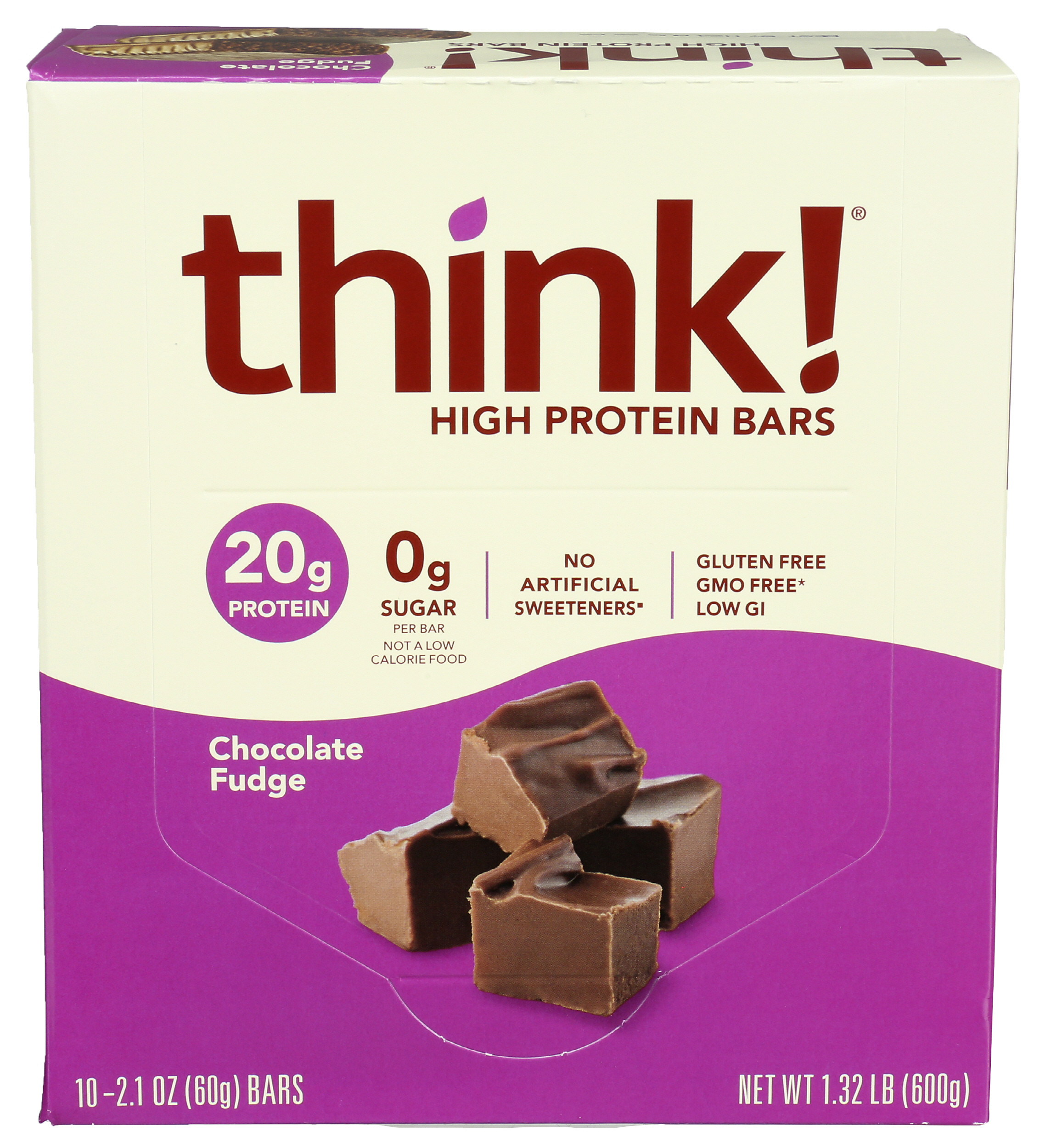 think! High Protein Chocolate Fudge Bars