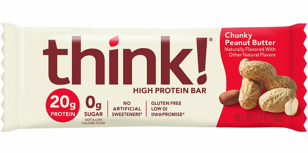 think! High Protein Chunky Peanut Butter Bars