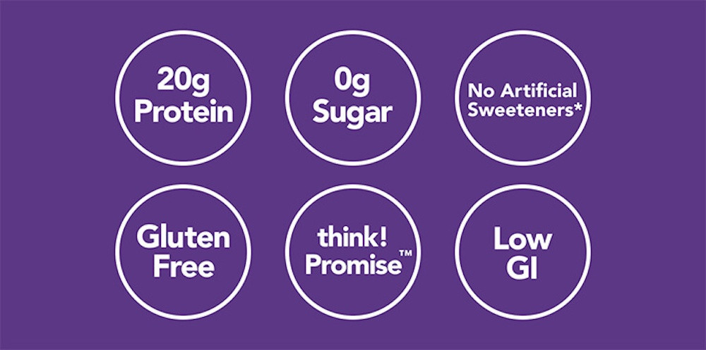 think! High Protein White Chocolate Bars