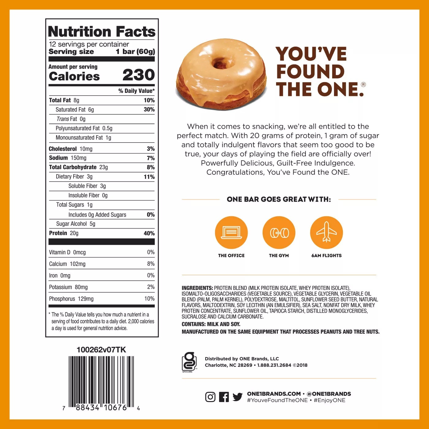 Onebar Maple Glazed Donut