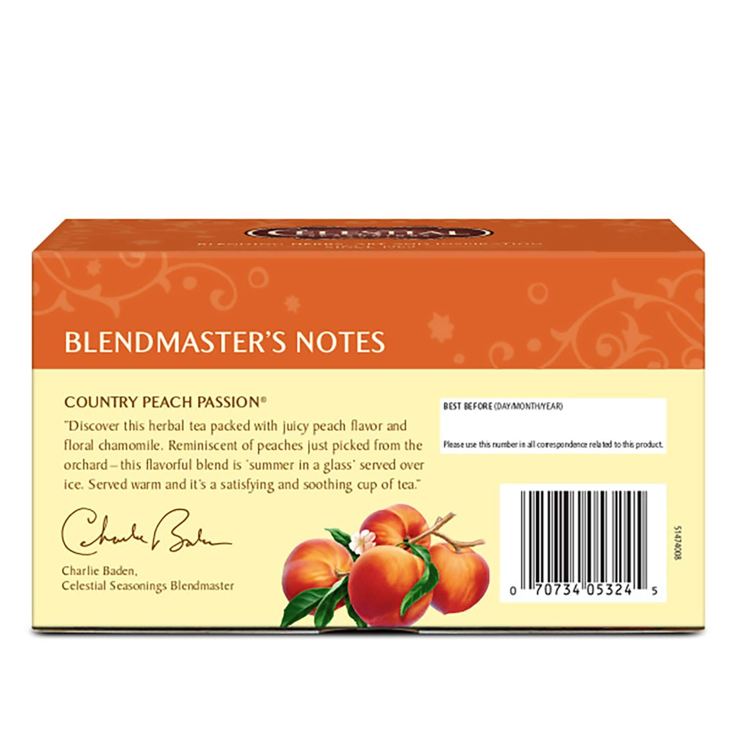 Celestial Seasonings Country Peach Passion Herbal Tea