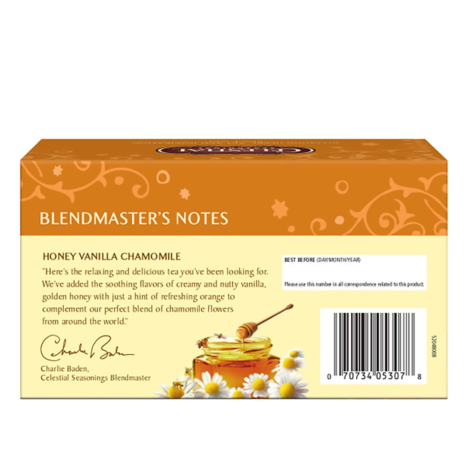 Celestial Seasonings Honey Vanilla Chamomile Herbal Tea