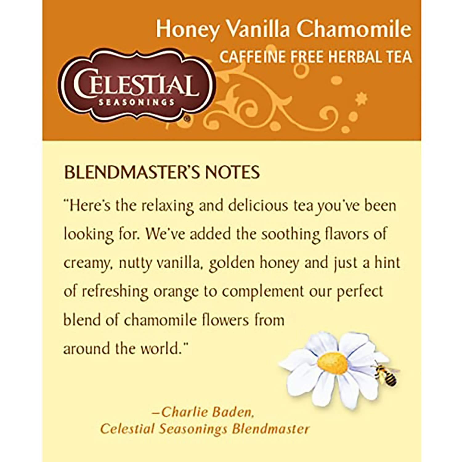 Celestial Seasonings Honey Vanilla Chamomile Herbal Tea