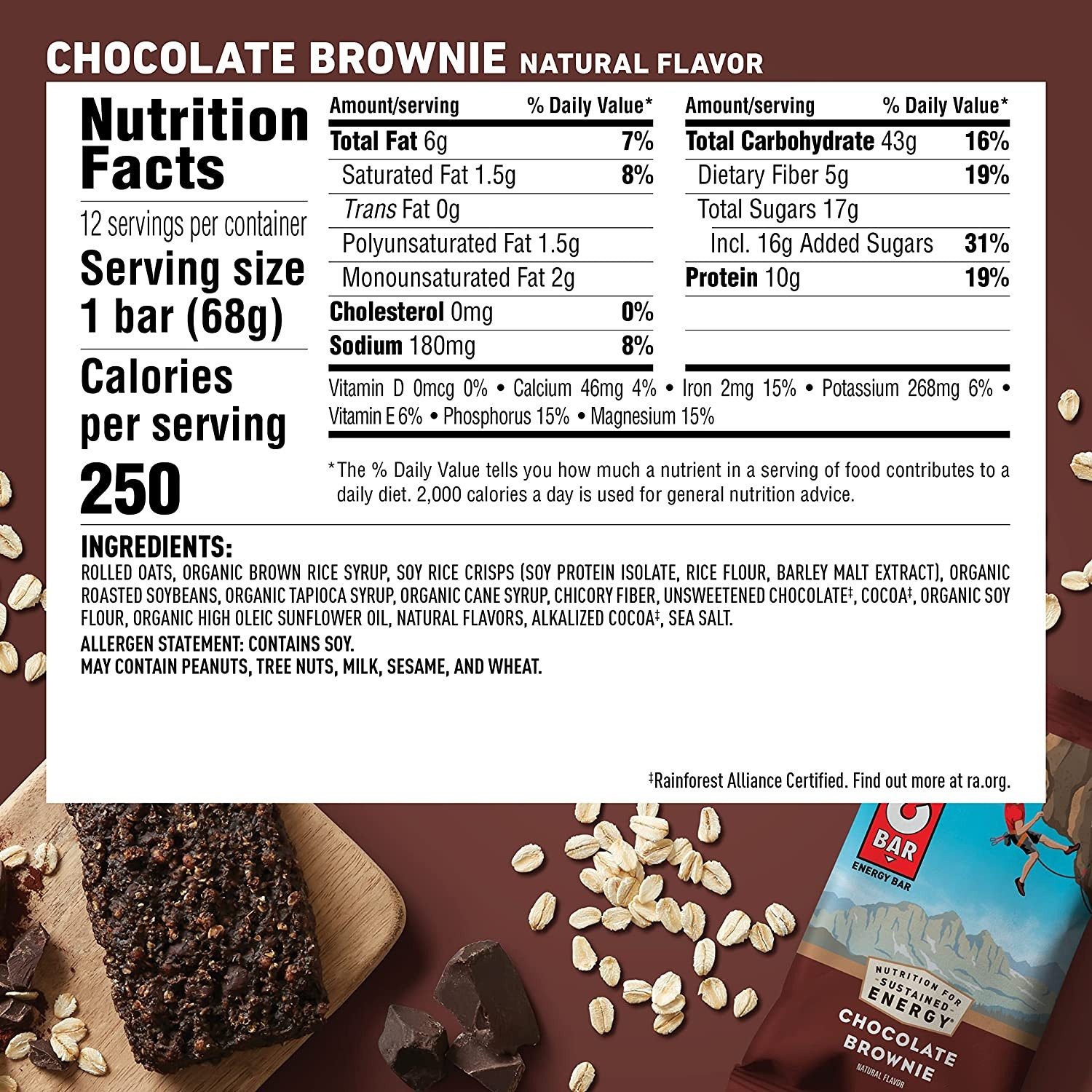 Clif Bar Chocolate Brownie