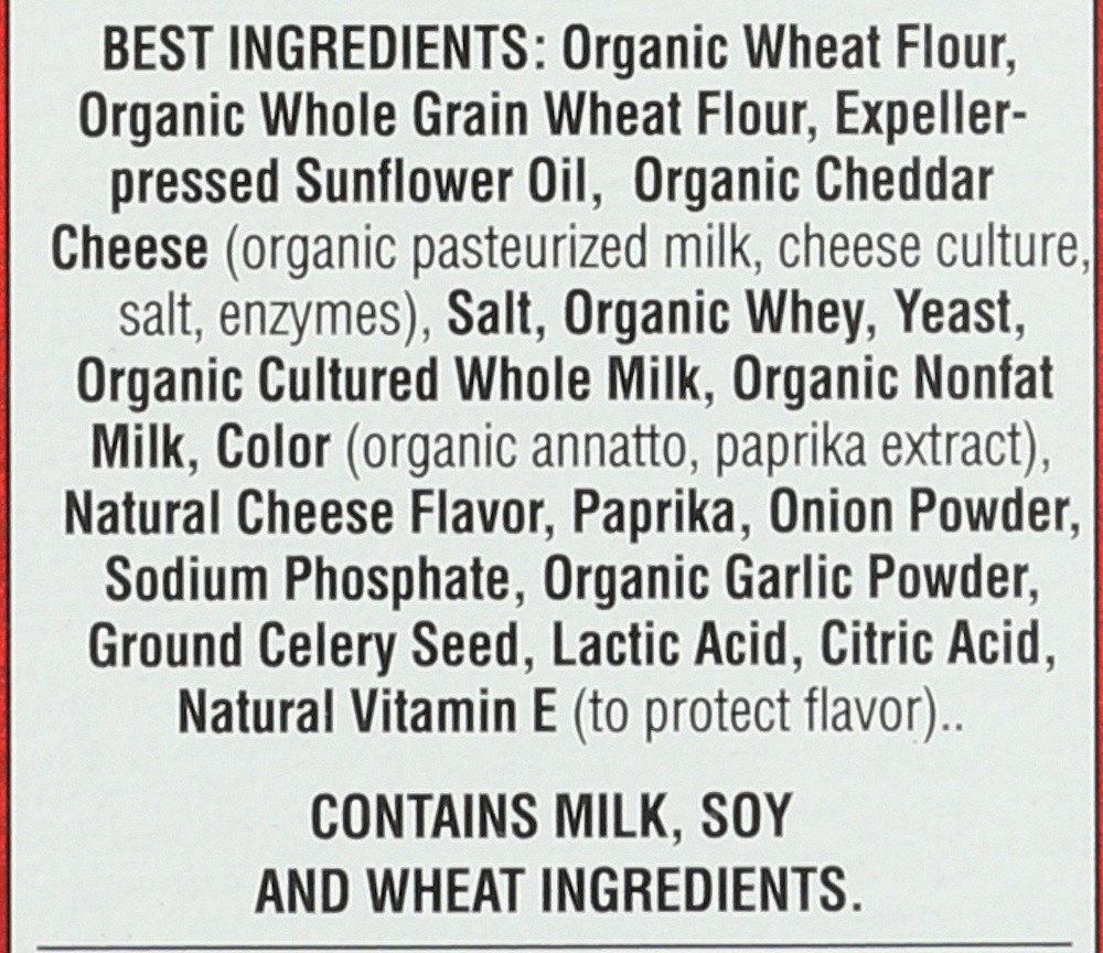 Annie's Homegrown Extra Cheesy Cheddar Bunnies