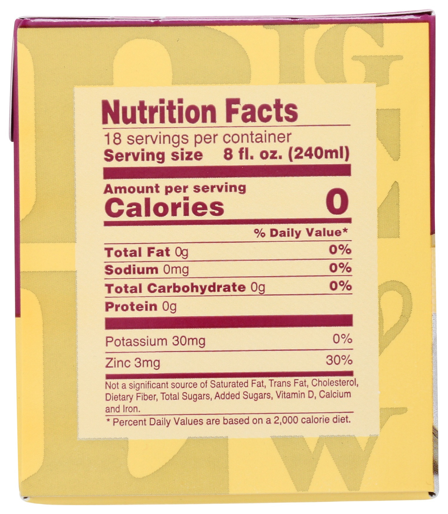 Bigelow Blackberry Citrus Herbal Tea Plus Zinc