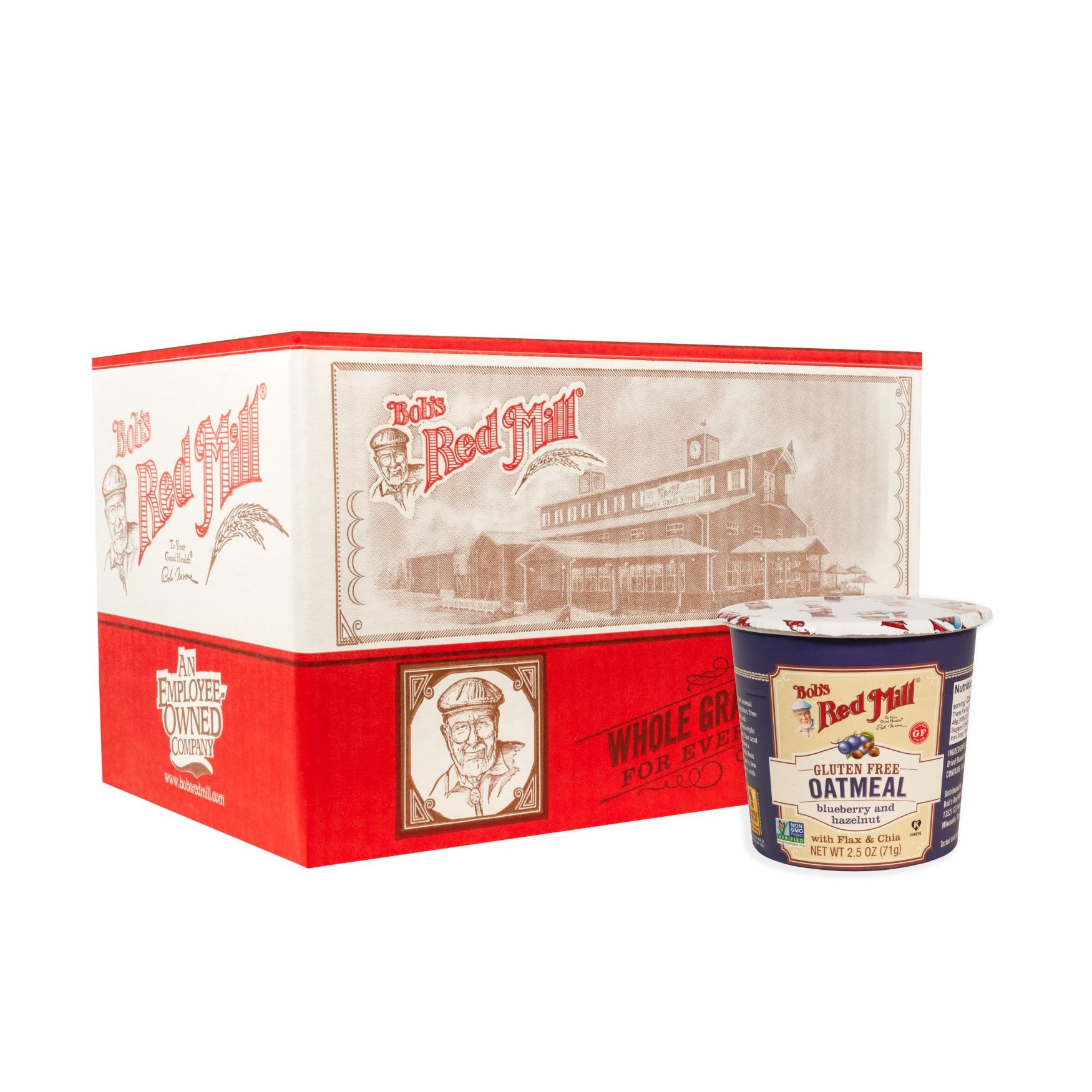 Bob's Red Mill Gluten Free Blueberry Hazelnut Oatmeal Cup