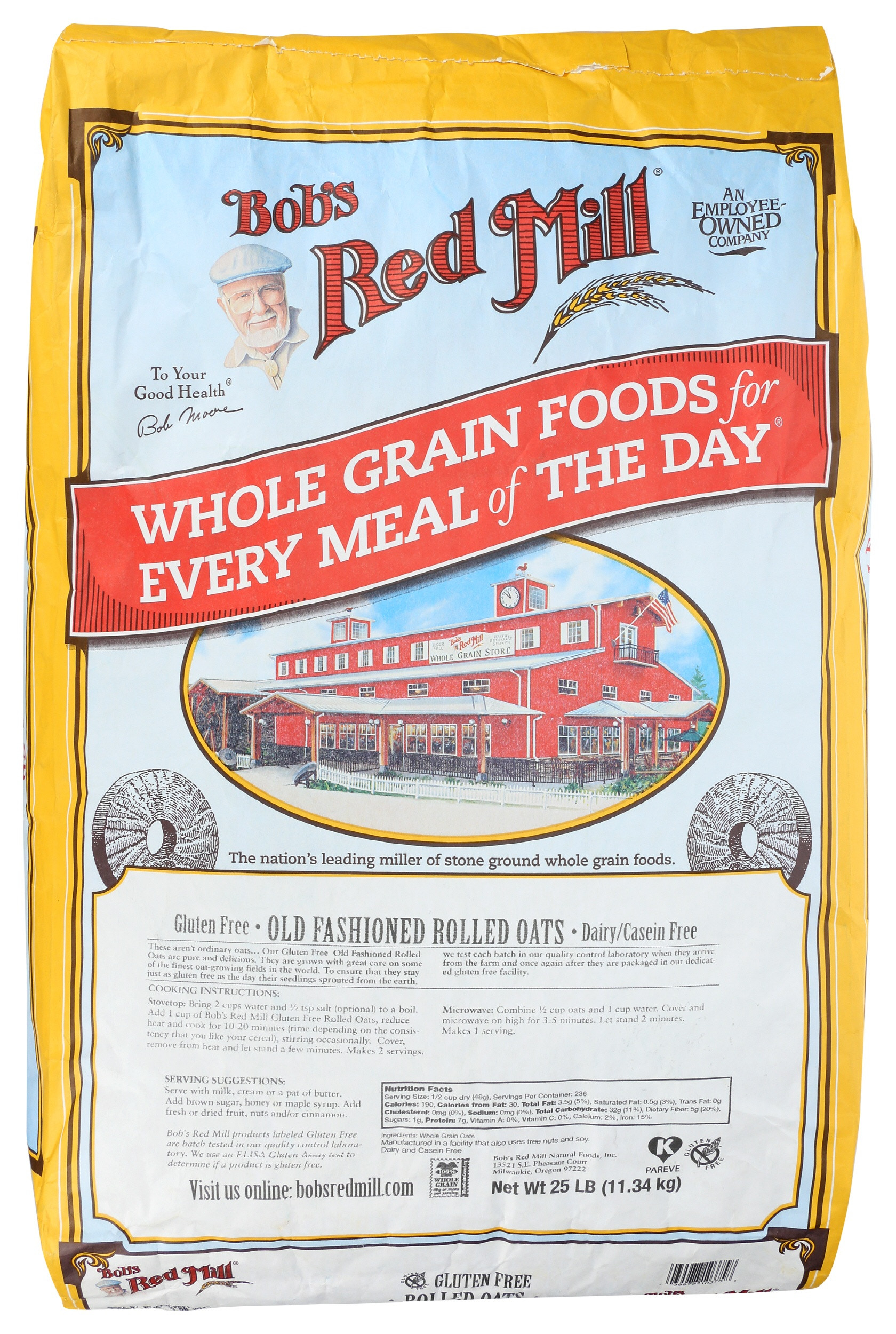 Bob's Red Mill Gluten Free Old Fashioned Rolled Oats