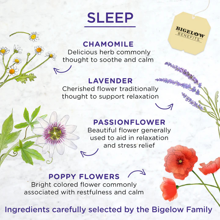 Bigelow Benefits Chamomile & Lavender Herbal Tea