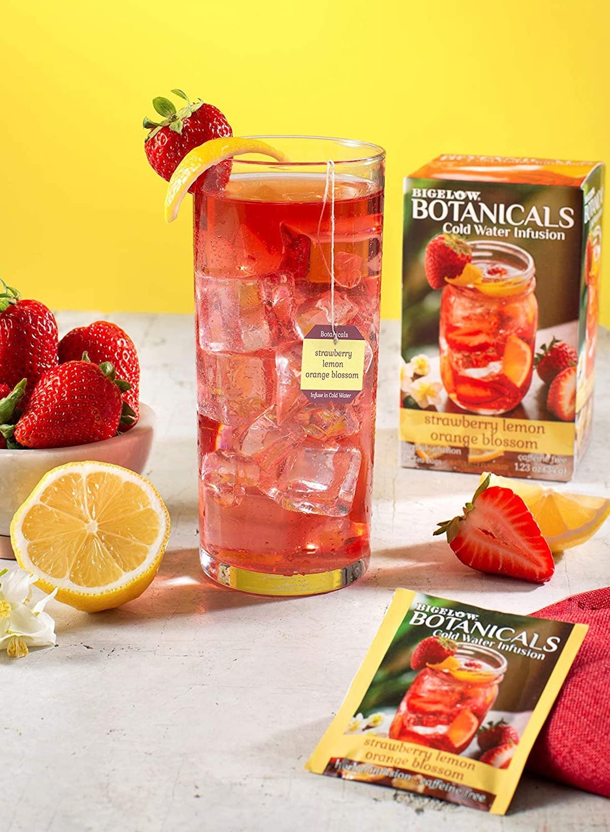Bigelow Botanicals Strawberry Lemon Orange Blossom Tea