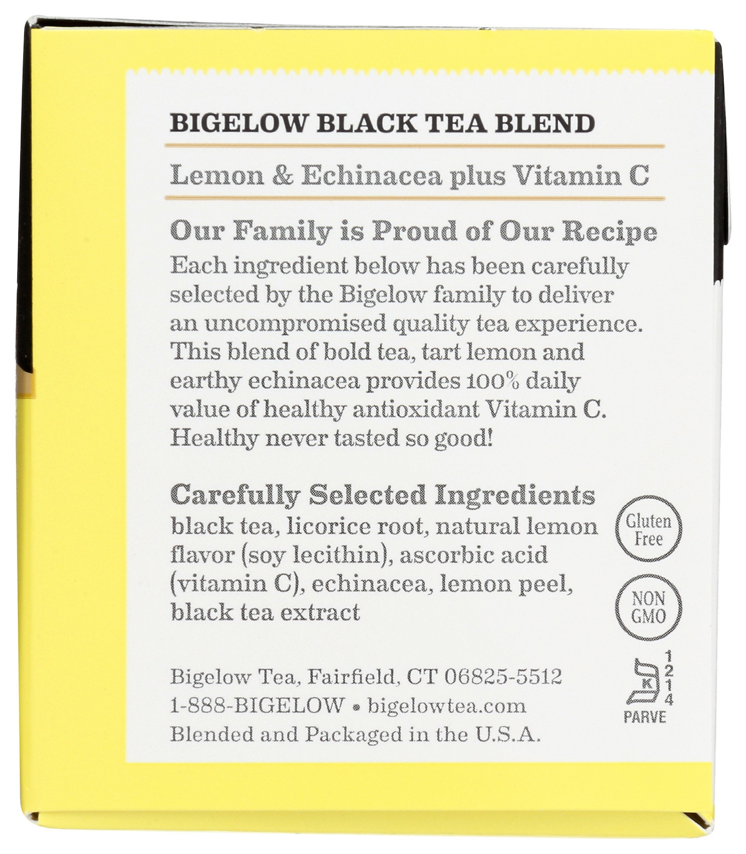 Bigelow Lemon Echinacea Black Tea Plus Vitamin C