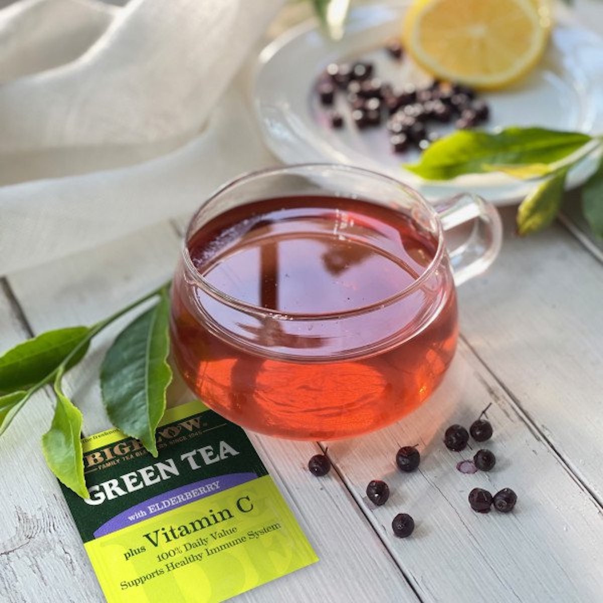 Bigelow Green Tea with Elderberry Plus Vitamin C