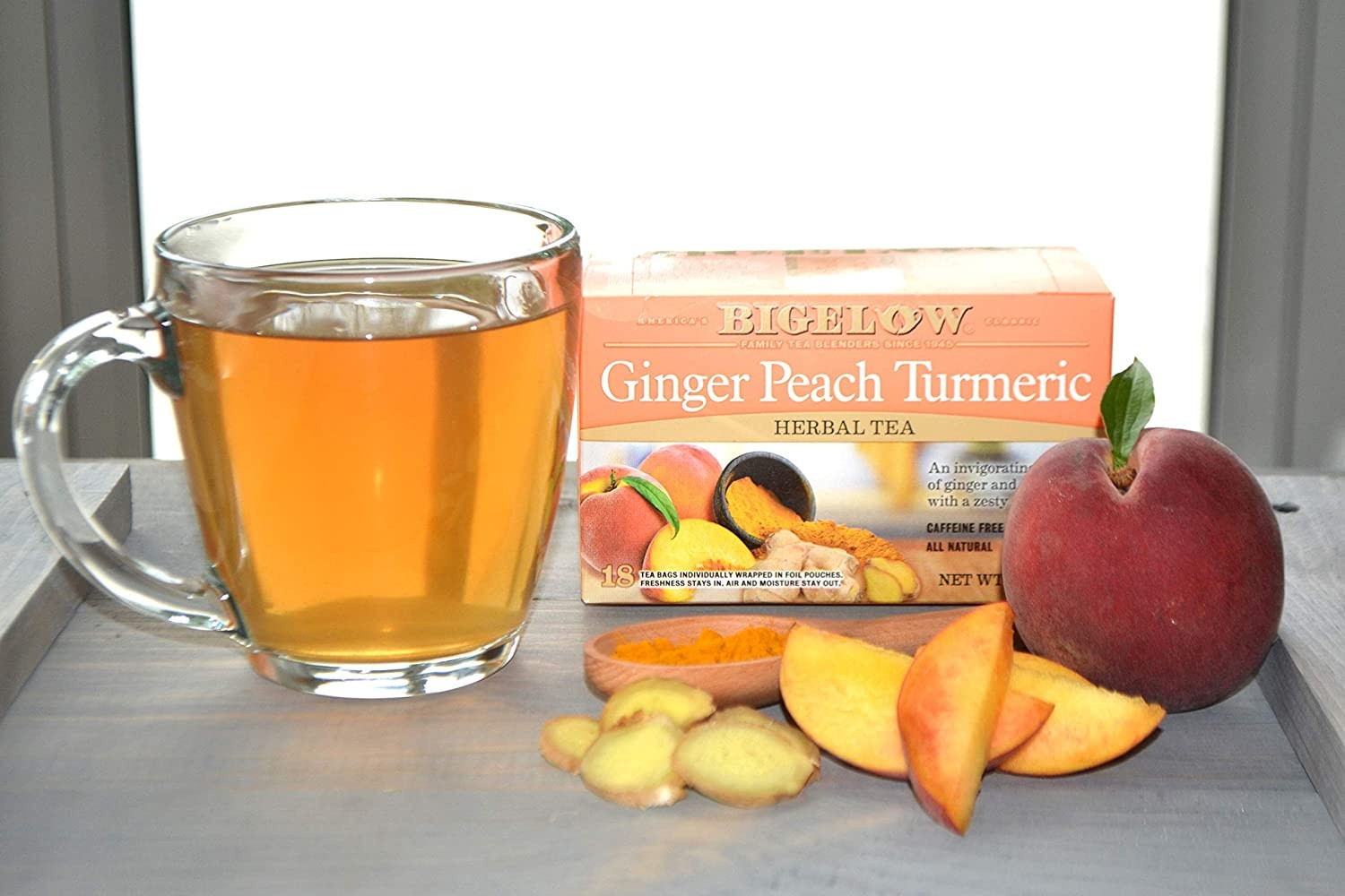 Bigelow Ginger Peach Tumeric Tea