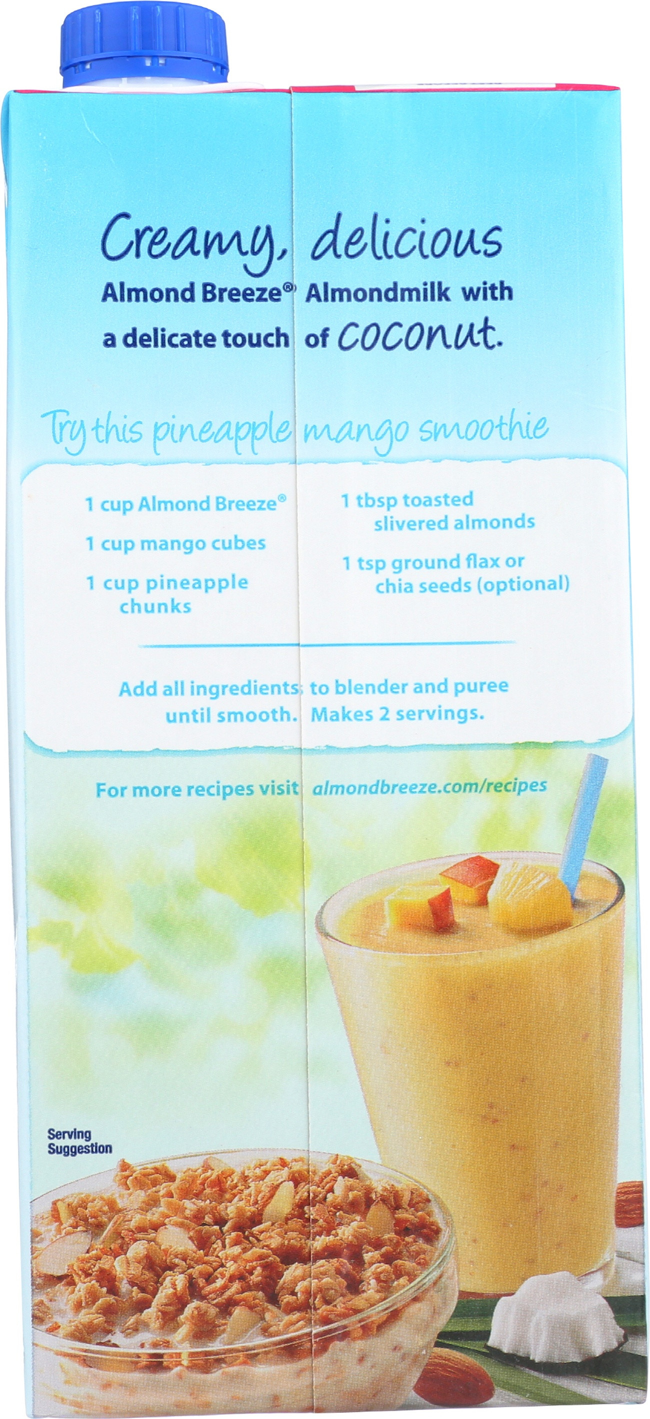 Almond Breeze Unsweetened Vanilla Almond Coconut Blend