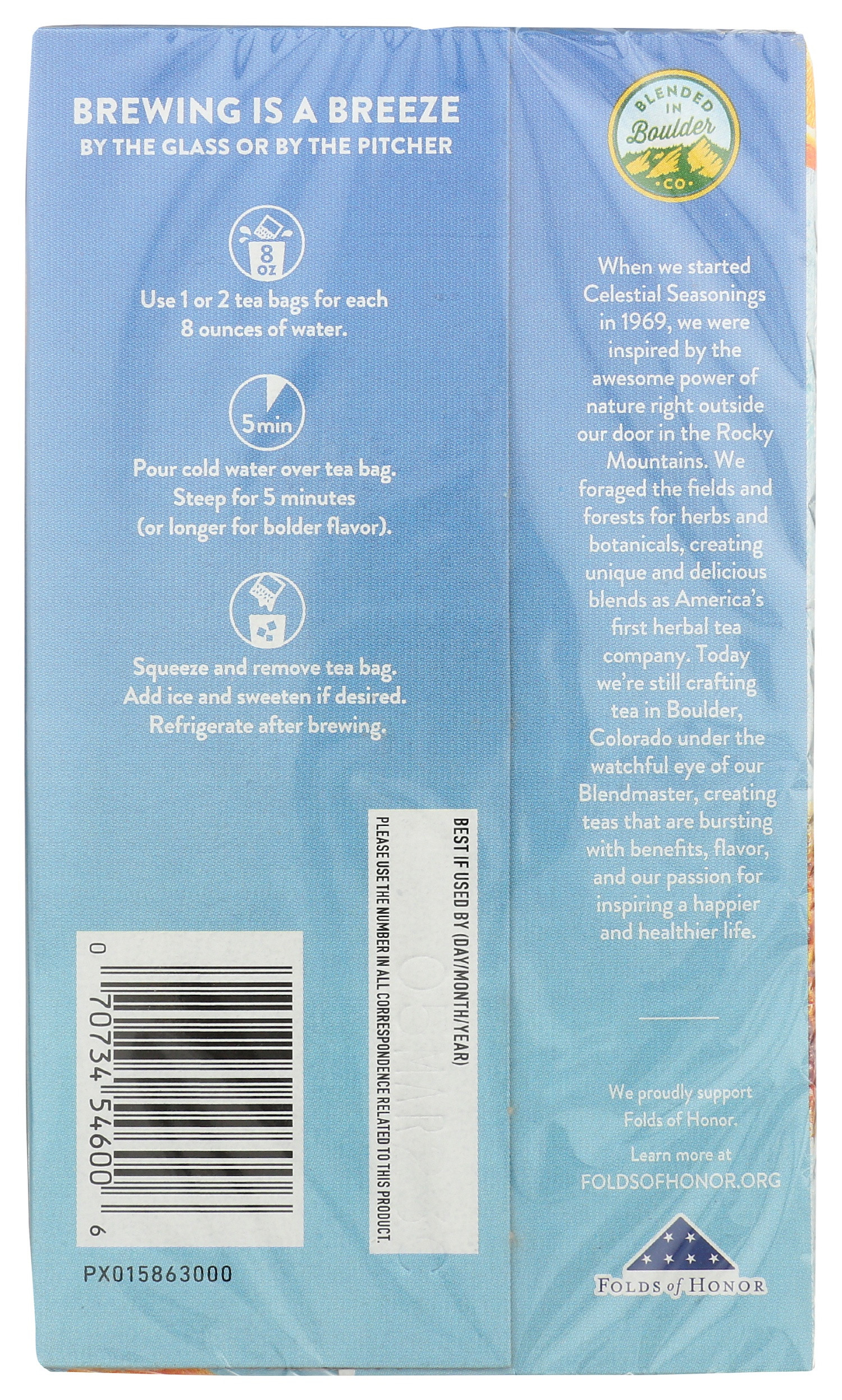 Celestial Seasonings Cold Brew Iced Tea Citrus Sunrise