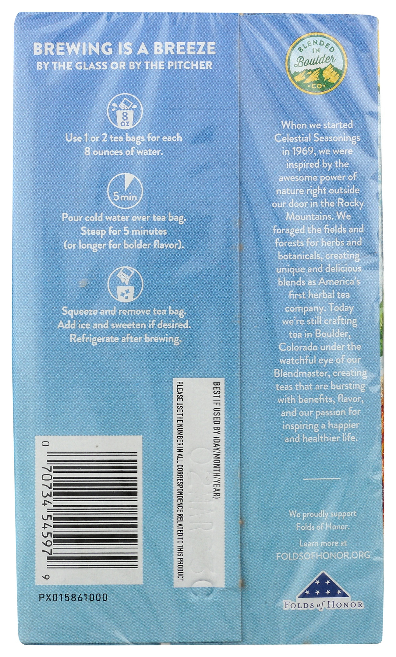 Celestial Seasonings Cold Brew Sweet Tea with Lemon