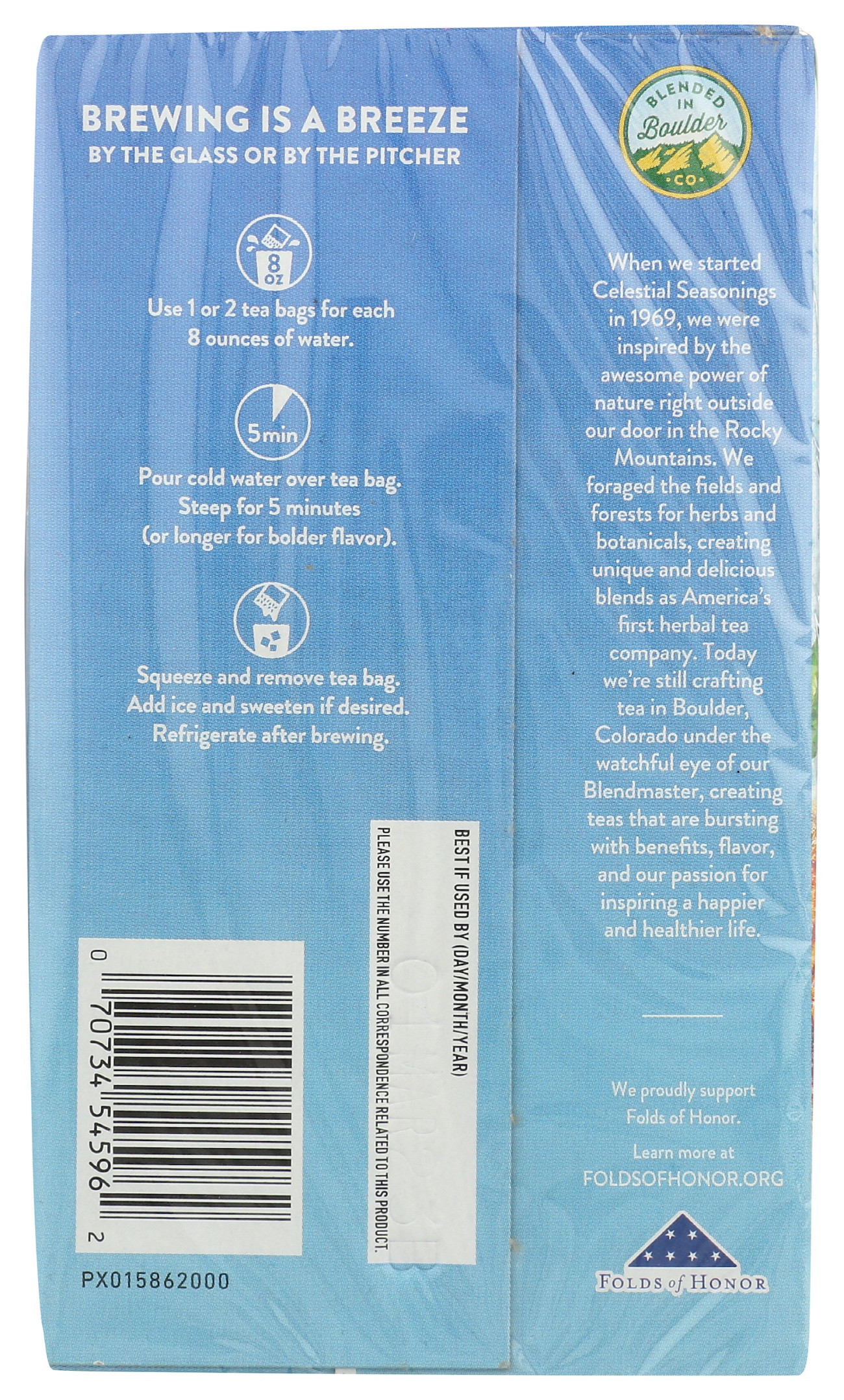 Celestial Seasonings Cold Brew Unsweetened Black Tea