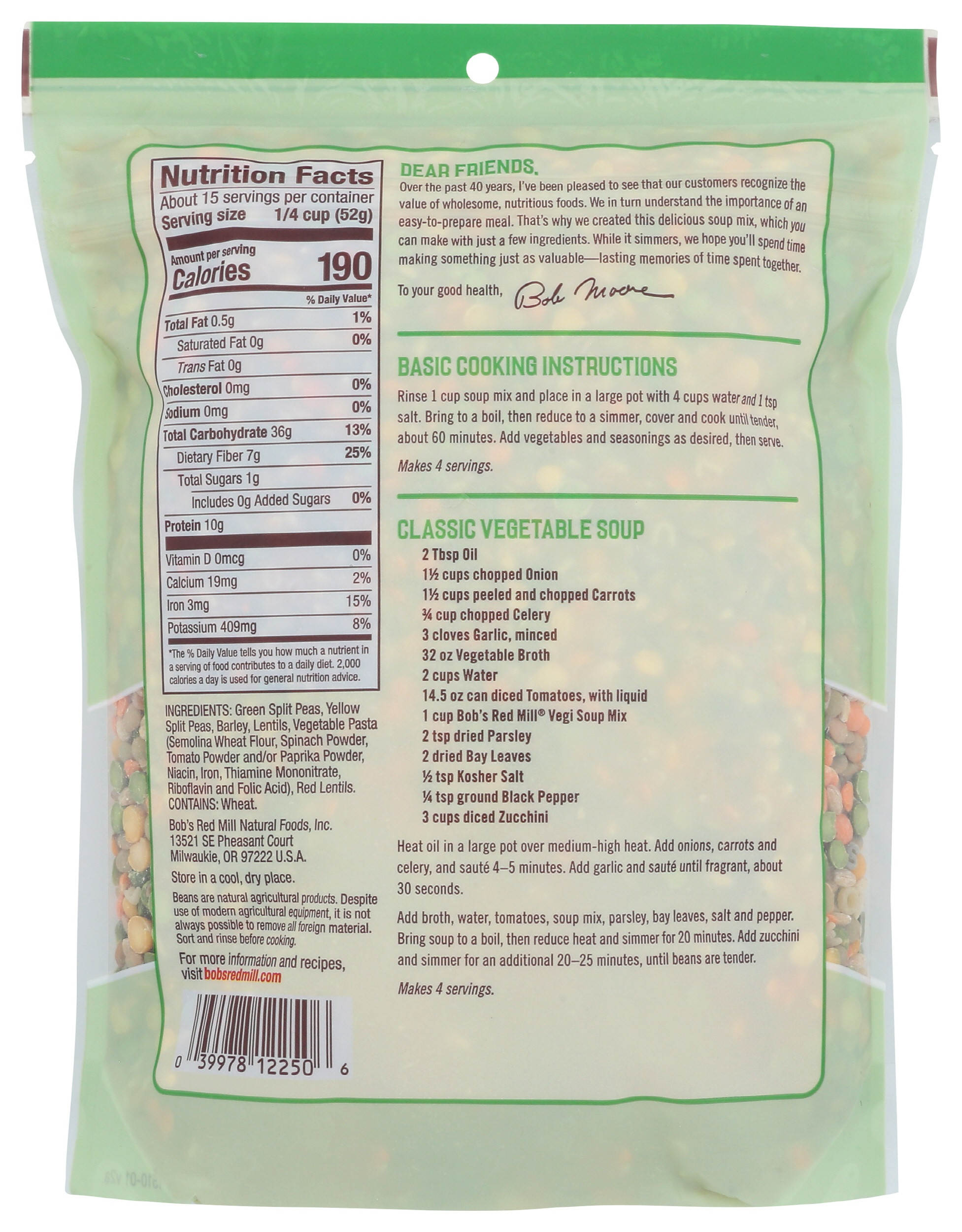 Bob's Red Mill Vegi Soup Mix