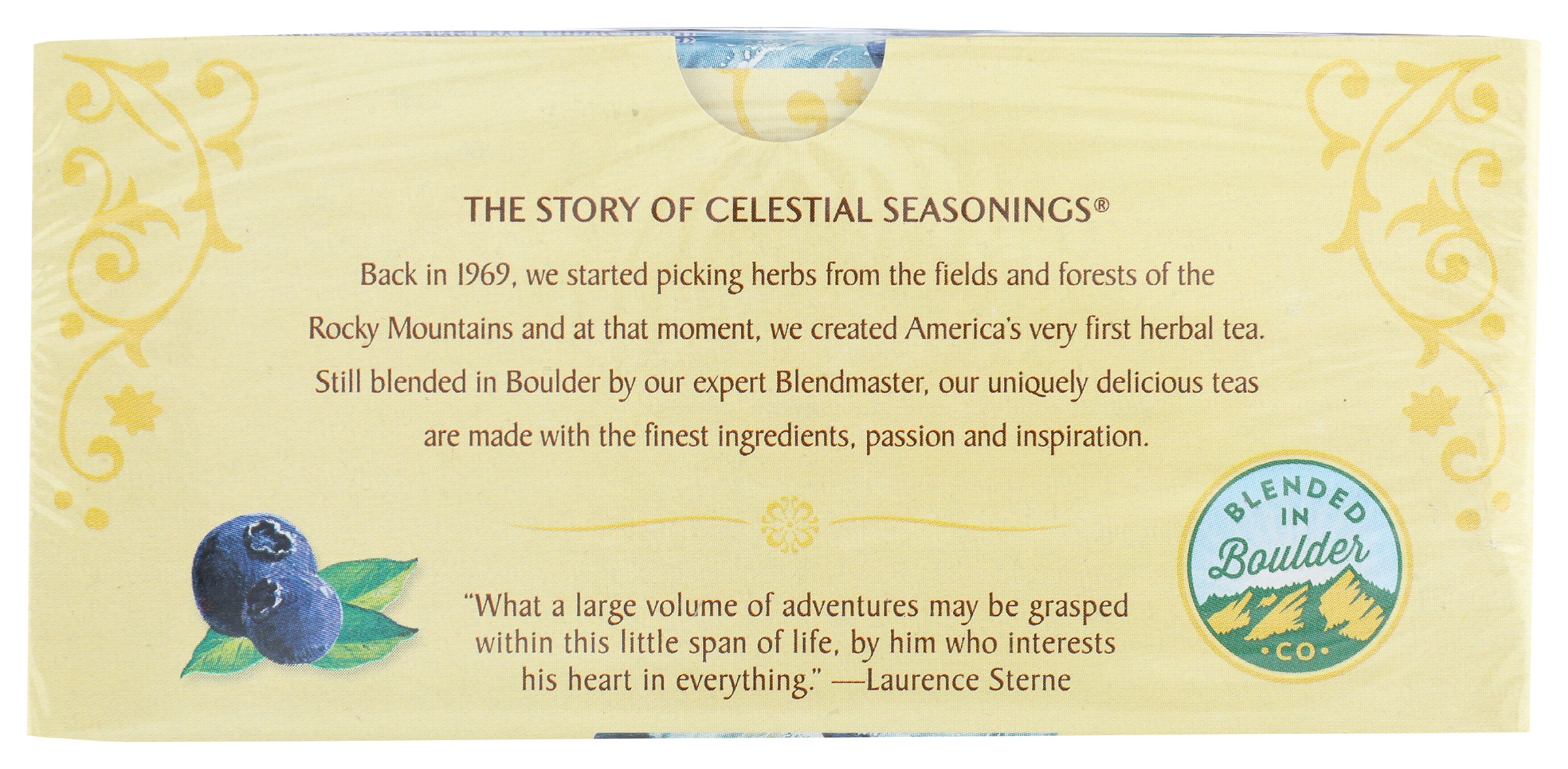 Celestial Seasonings True Blueberry Herbal Tea