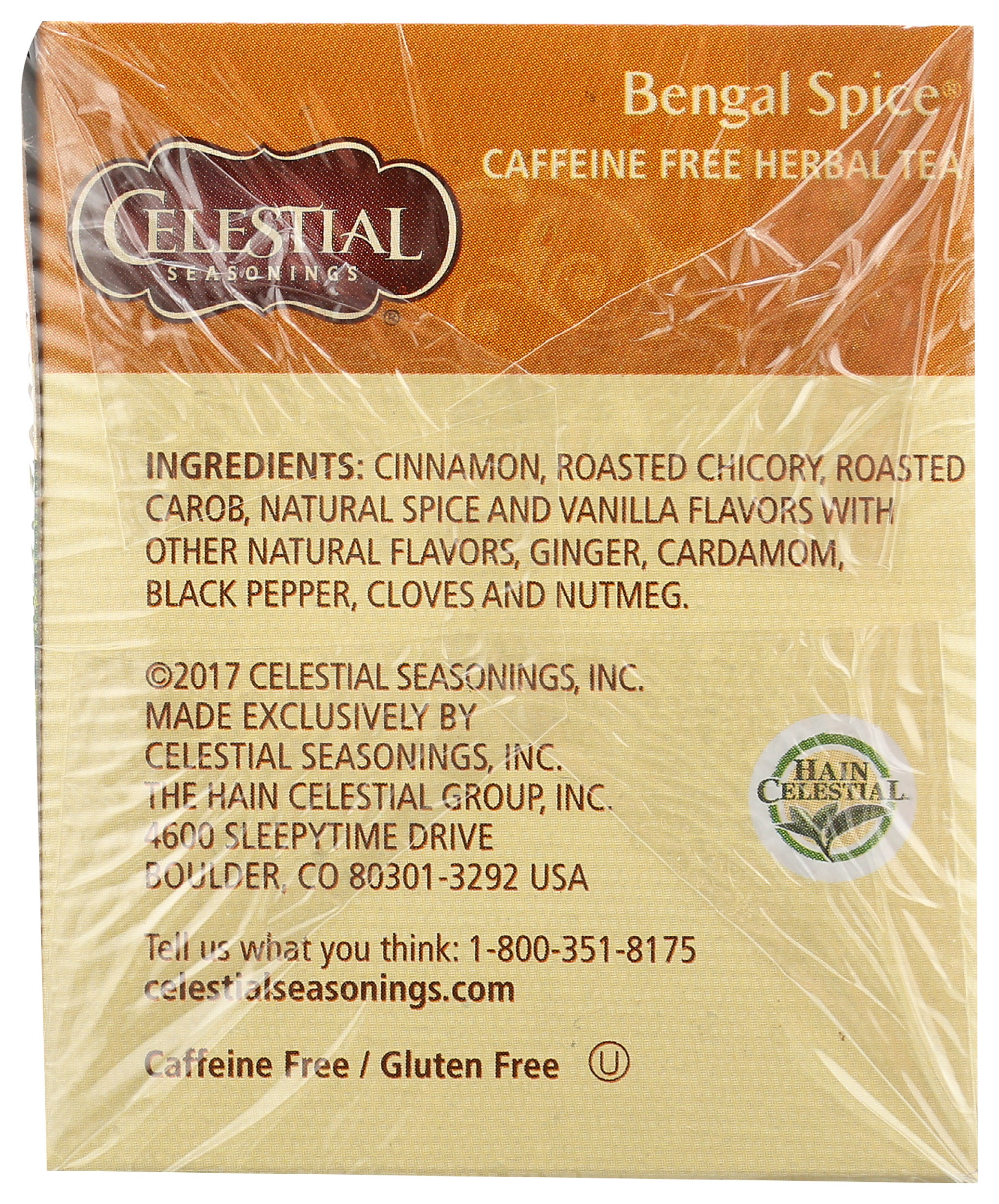 Celestial Seasonings Bengal Spice Herbal Tea