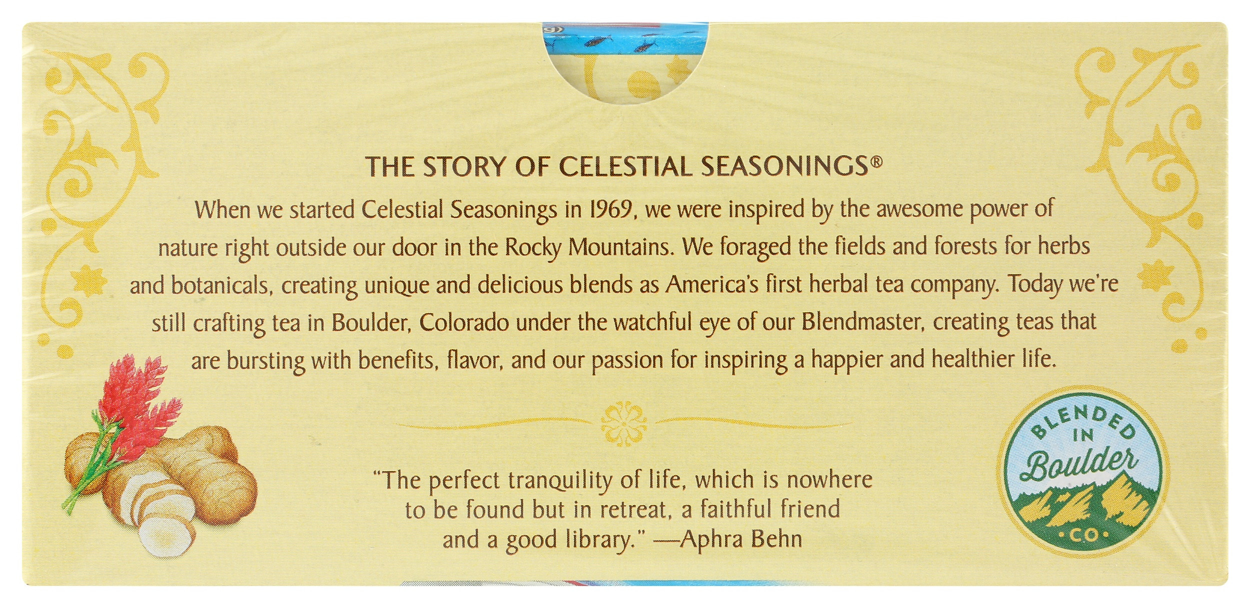 Celestial Seasonings Ginger + Probiotics Herbal Tea