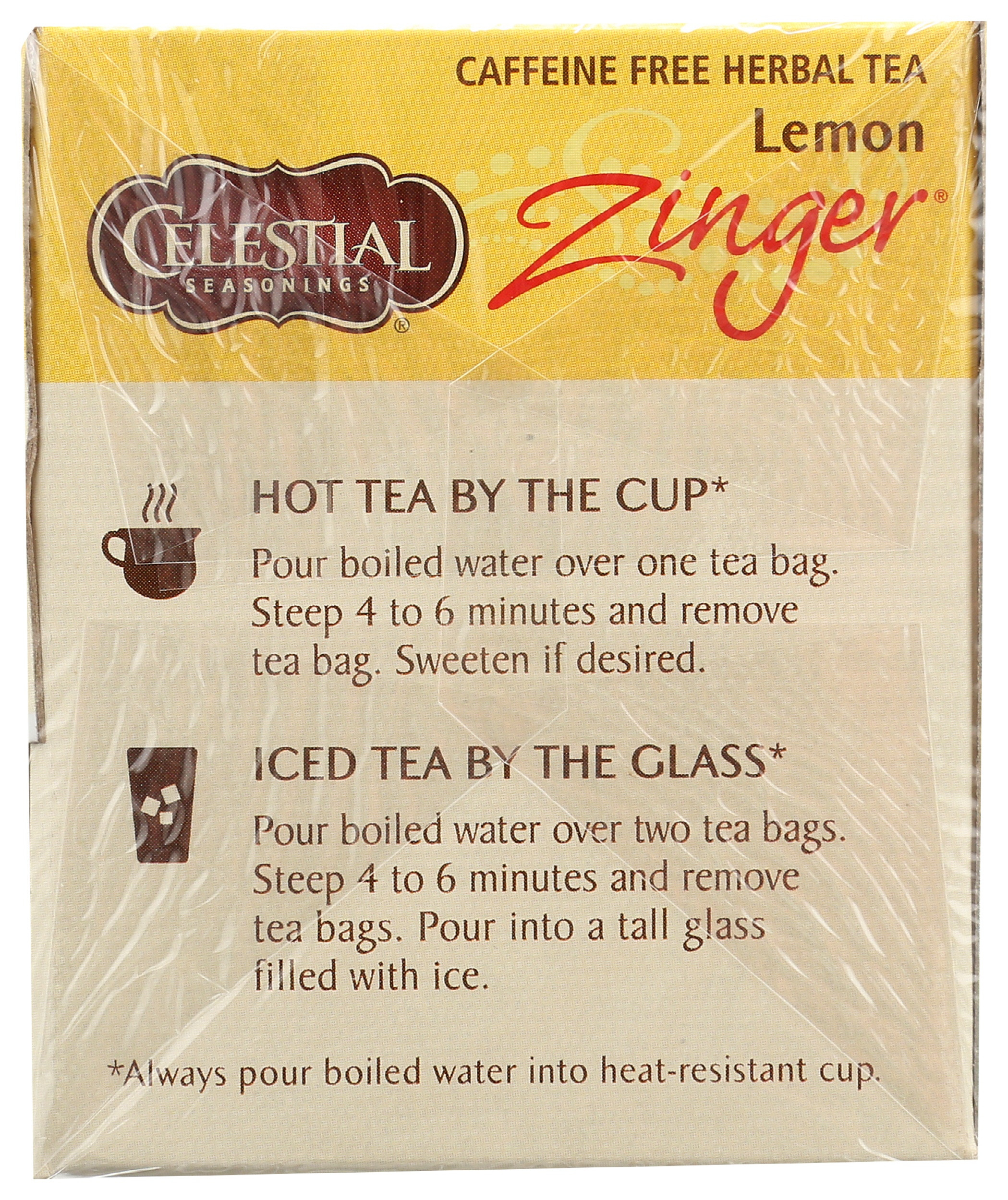 Celestial Seasonings Lemon Zinger Herbal Tea