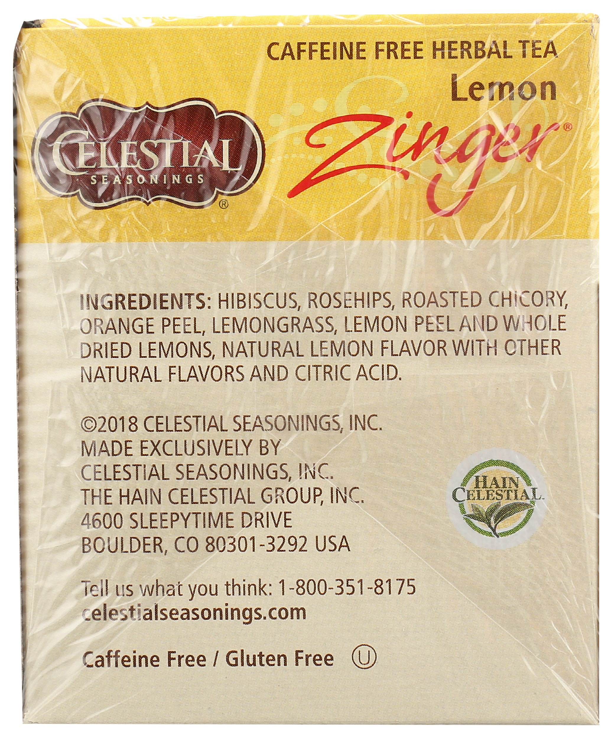 Celestial Seasonings Lemon Zinger Herbal Tea