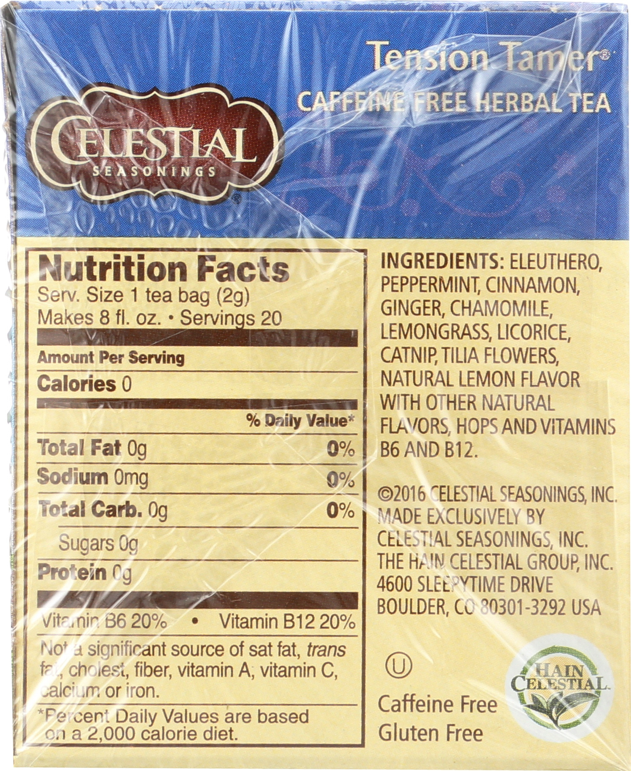 Celestial Seasonings Tension Tamer Herbal Tea