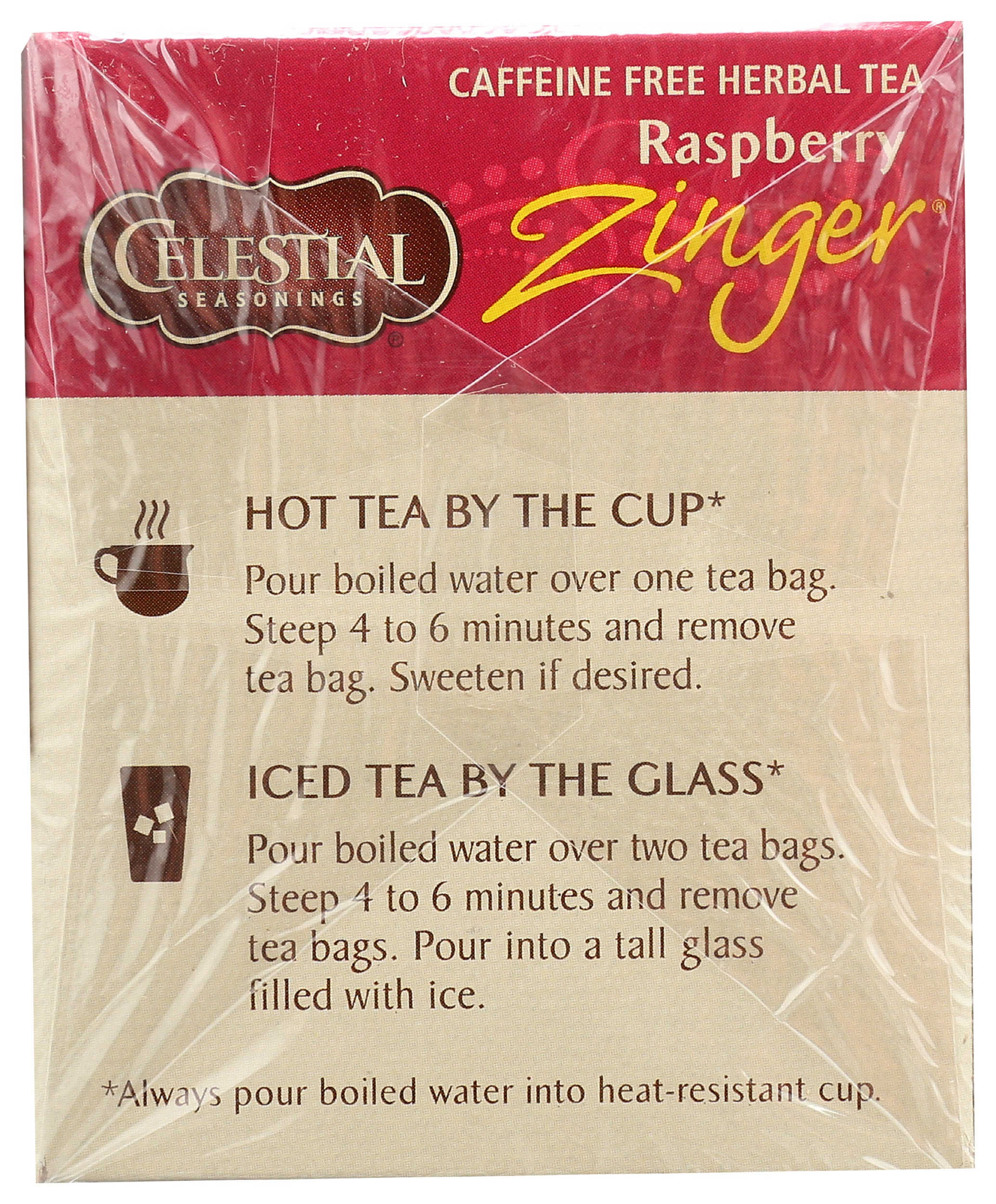 Celestial Seasonings Raspberry Zinger Herbal Tea