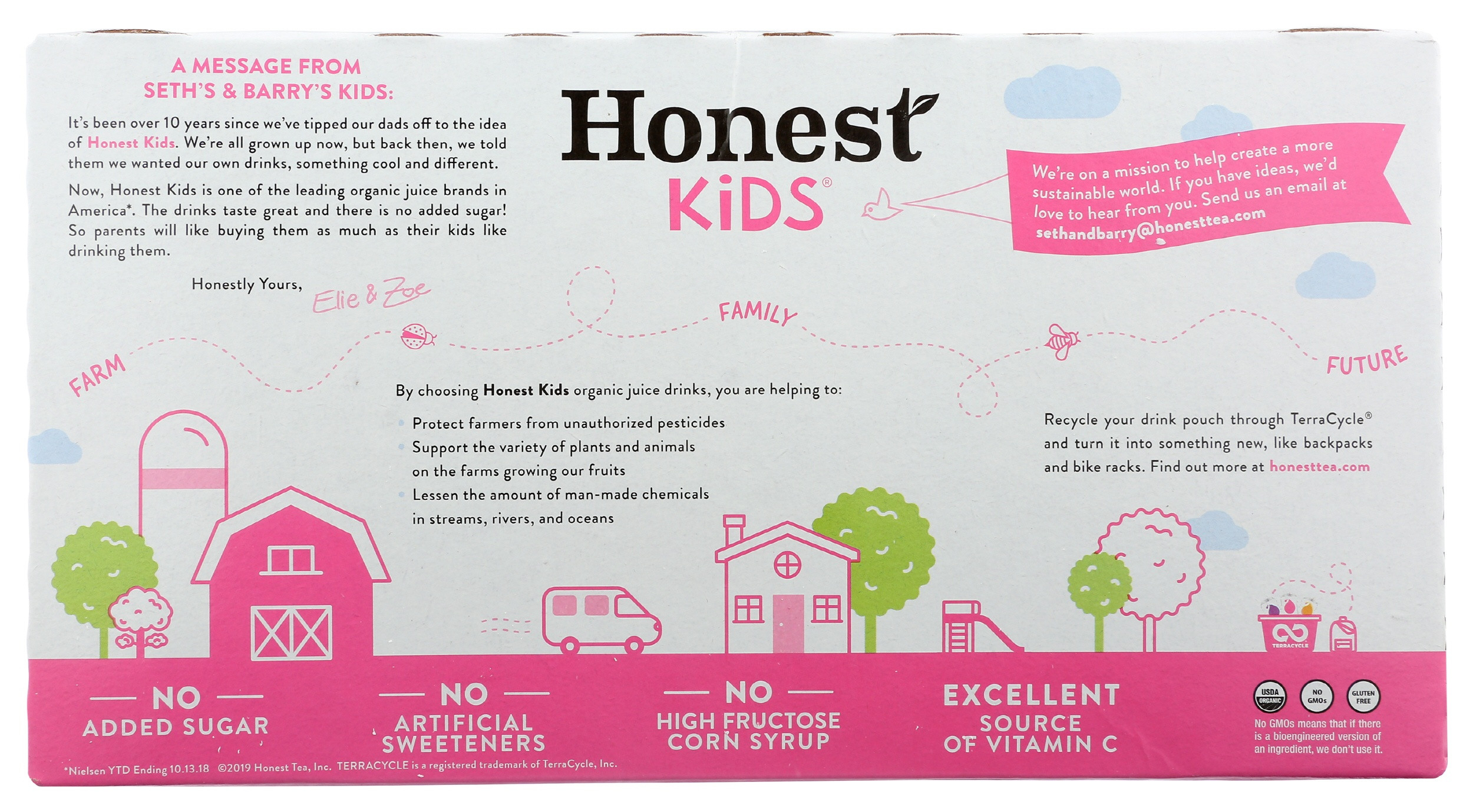 Honest Kids Berry Good Lemonade Kids Juice Drink