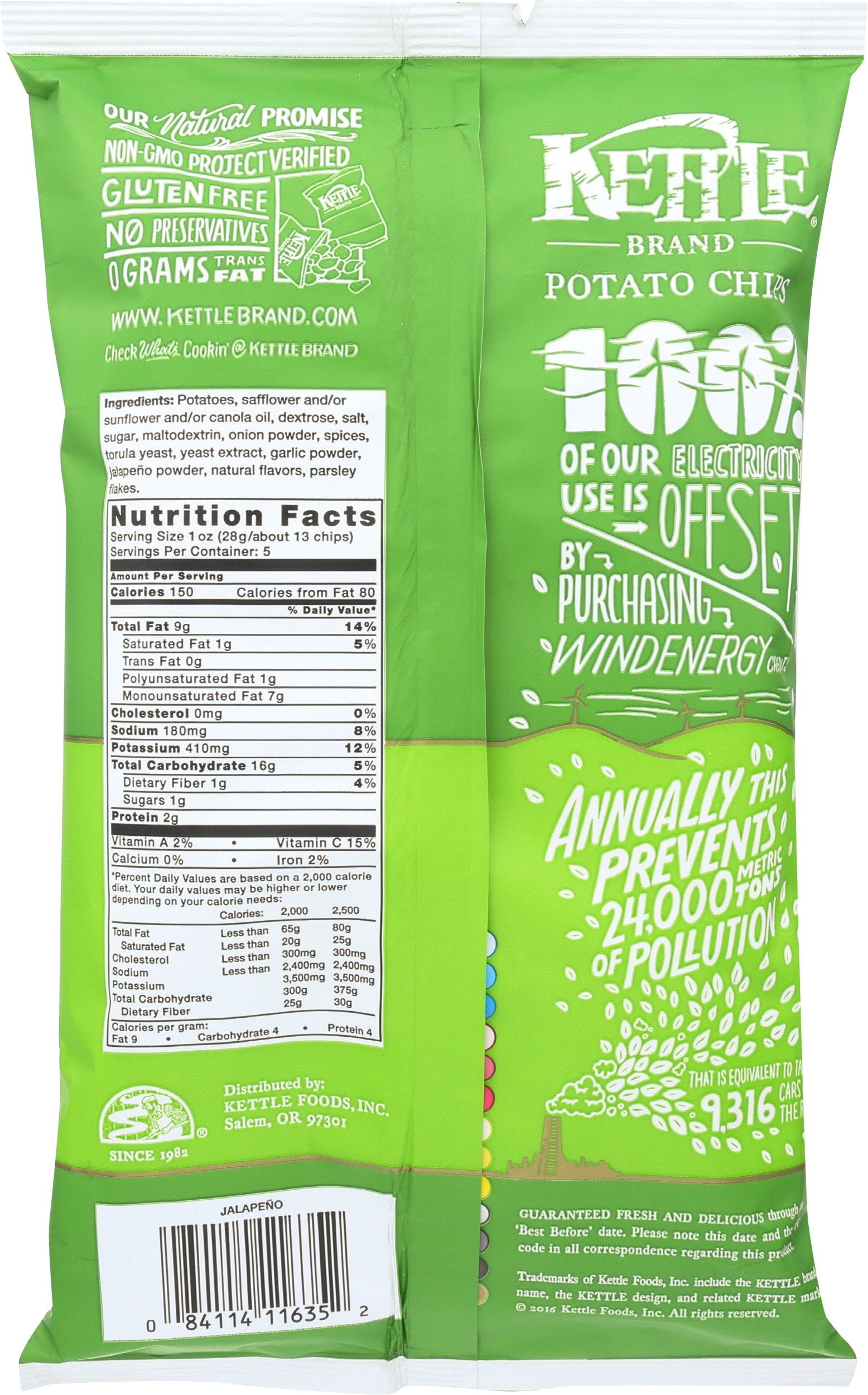 Kettle Brand Jalapeno Potato Chips