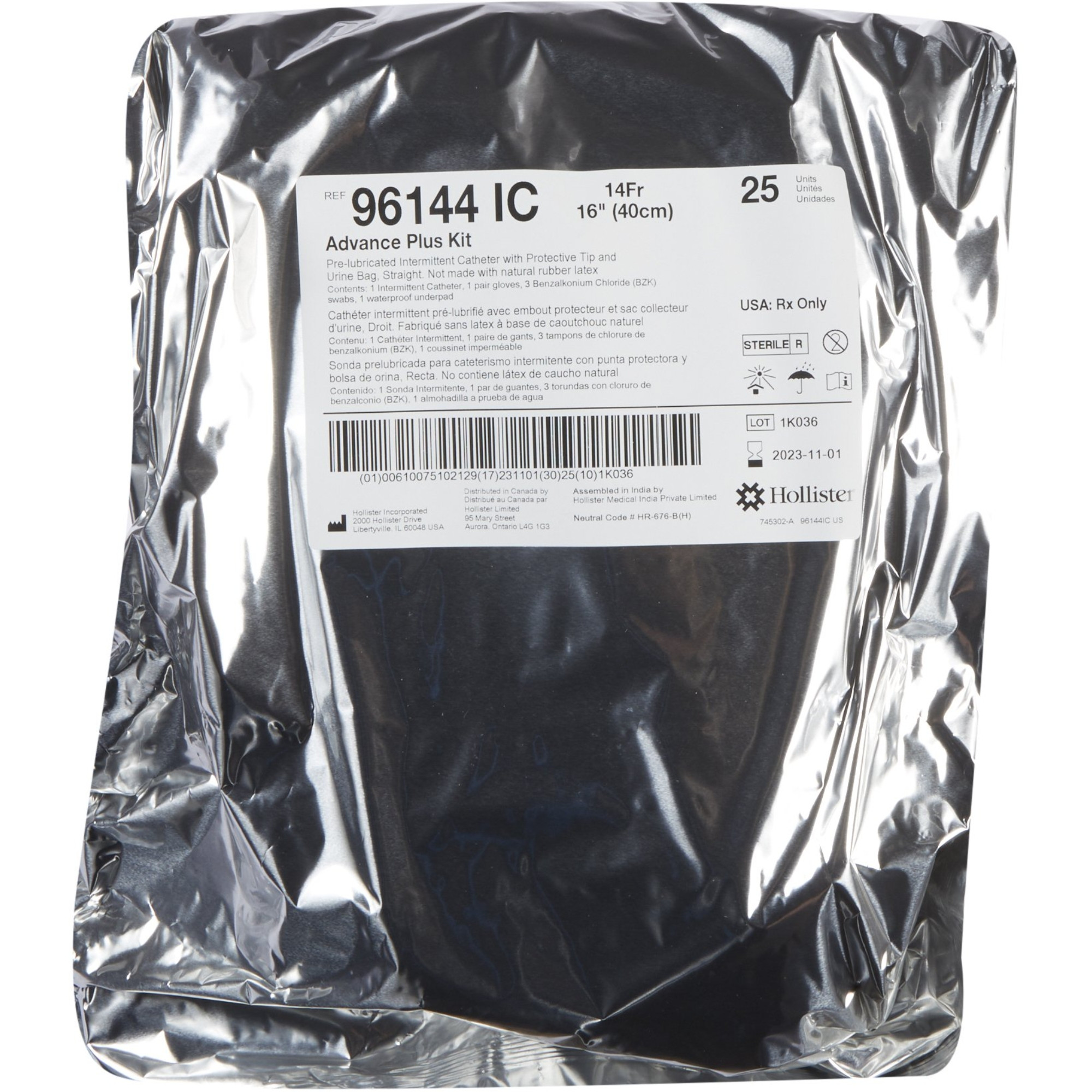 Hollister Advance Plus Intermittent Catheter System