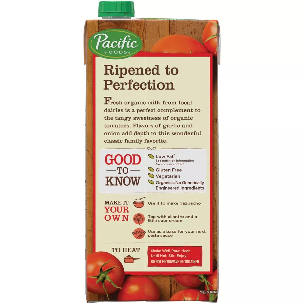 Pacific Foods Organic Gluten Free Creamy Tomato Soup