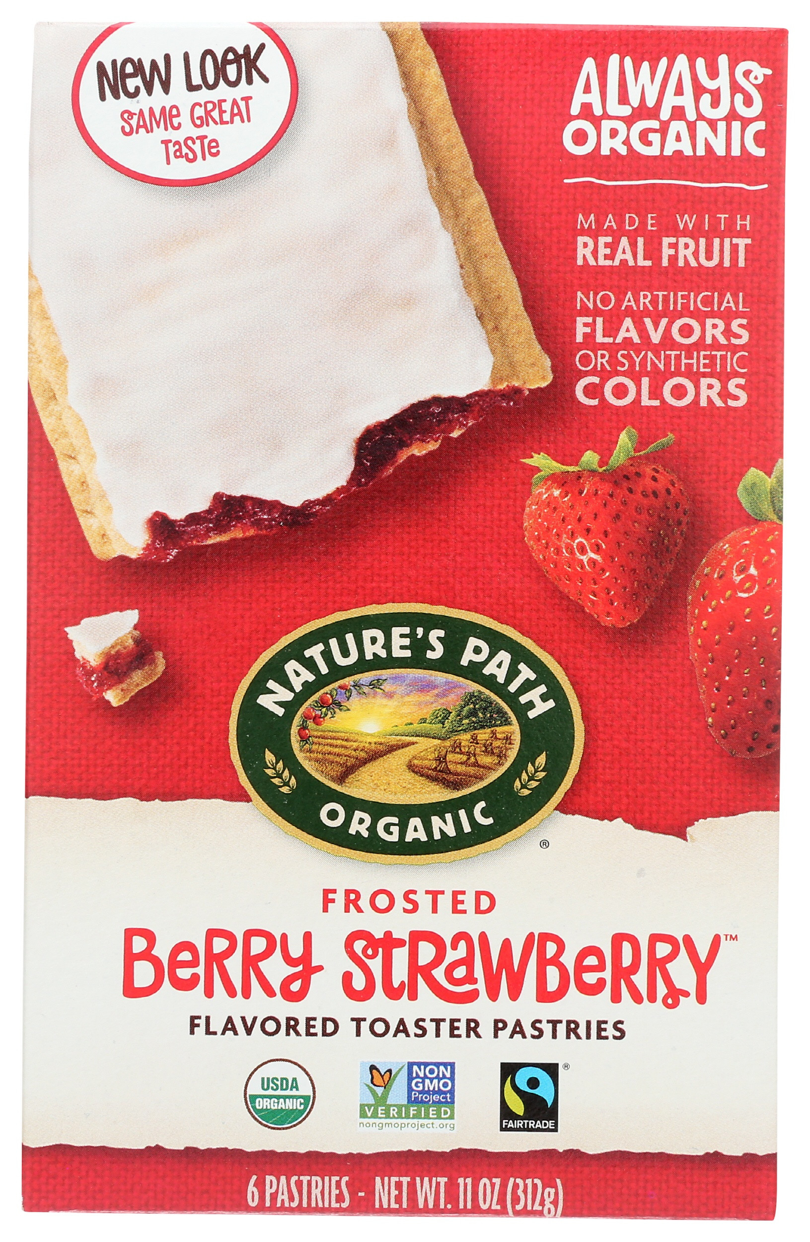 Nature's Path Frosted Berry Strawberry Toaster Pastries