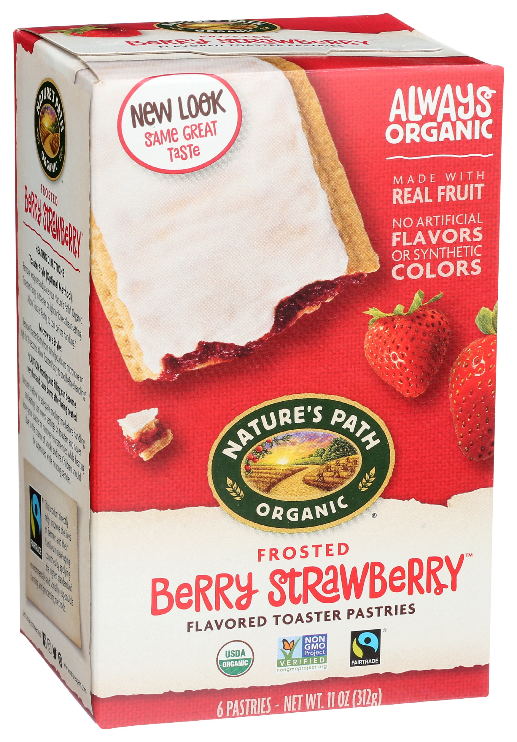 Nature's Path Frosted Berry Strawberry Toaster Pastries