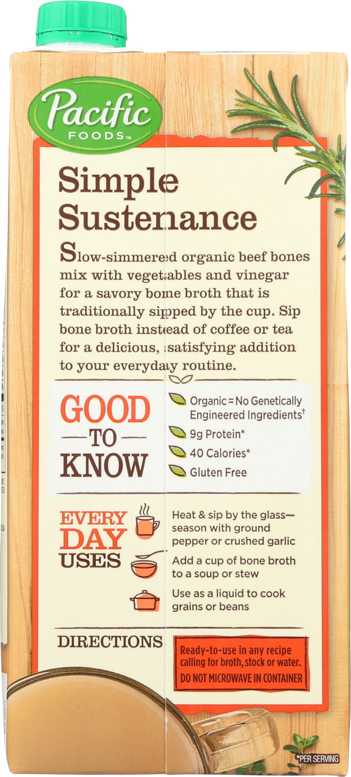 Pacific Foods Organic Beef Bone Broth