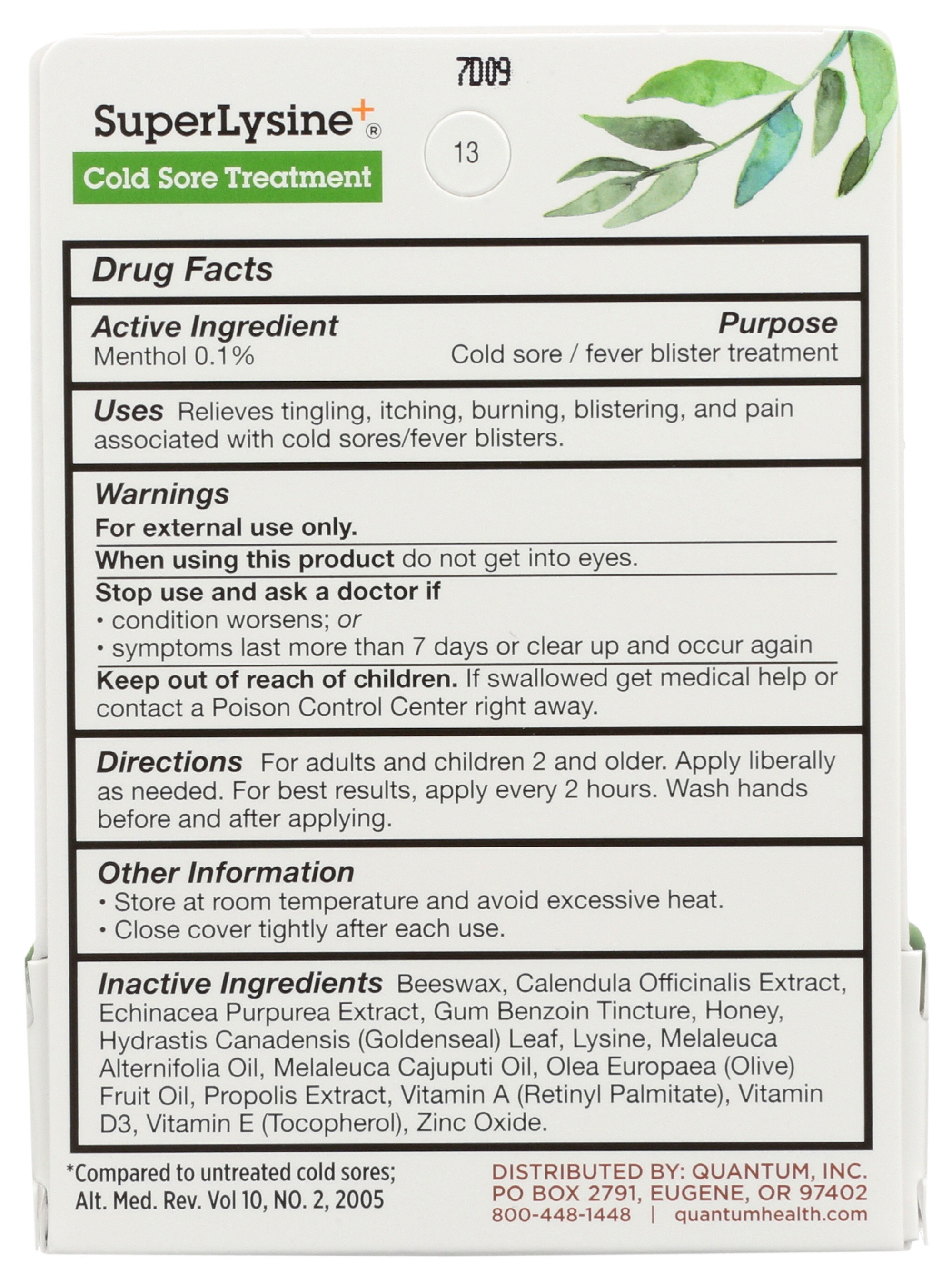 SuperLysine+ Cold Sore Treatment