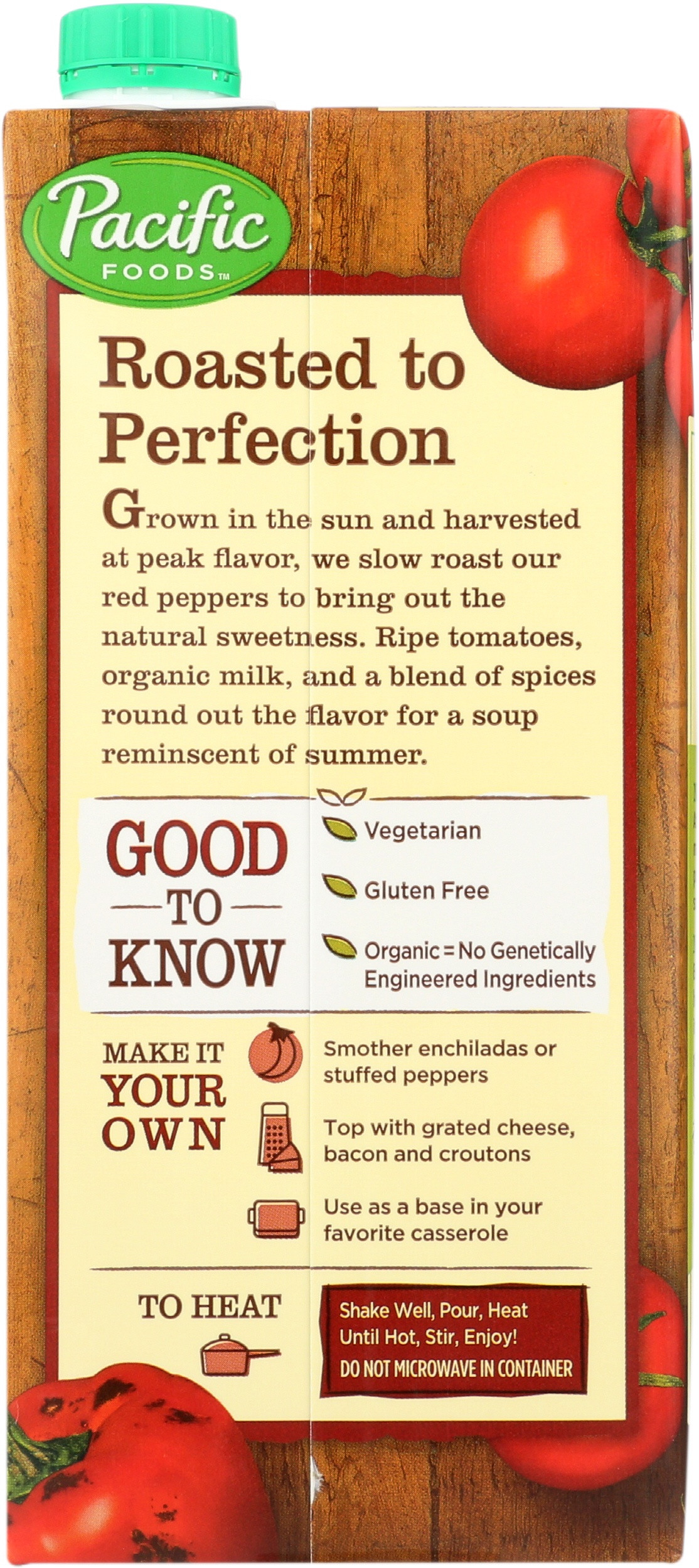 Pacific Foods Organic Roasted Red Pepper & Tomato Soup