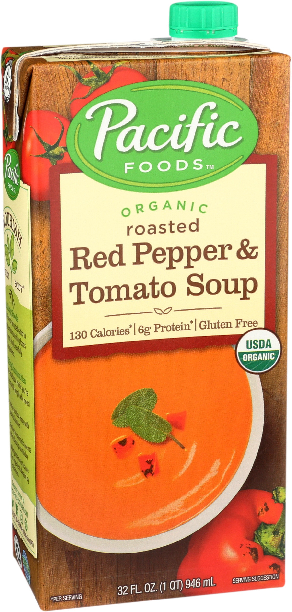 Pacific Foods Organic Roasted Red Pepper & Tomato Soup