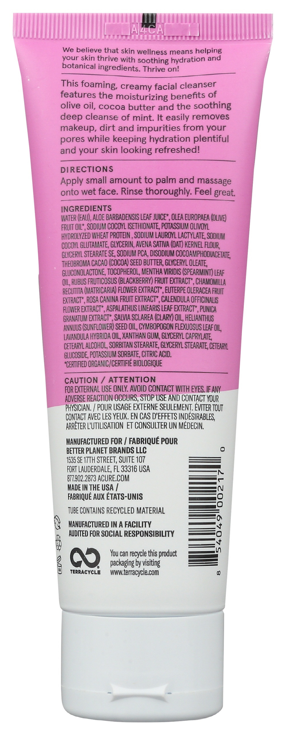 Acure Radically Rejuvenating Cleansing Cream