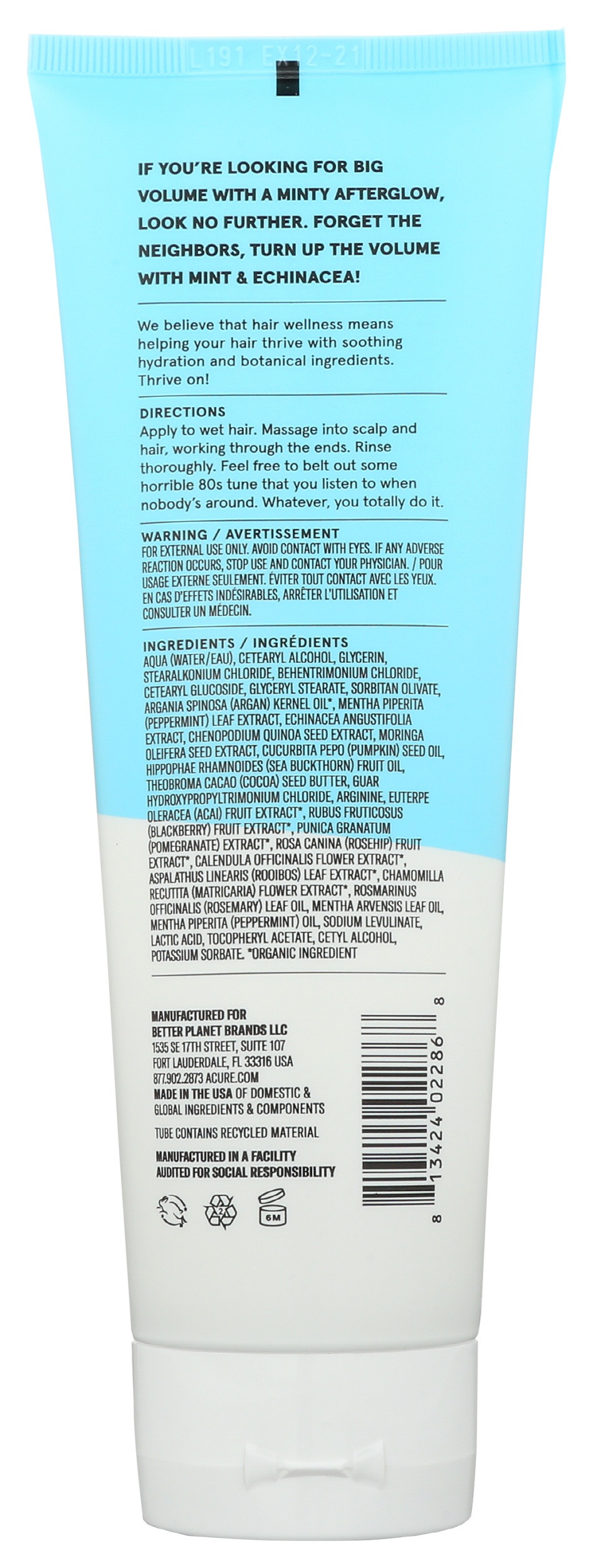 Acure Vivacious Volume Conditioner