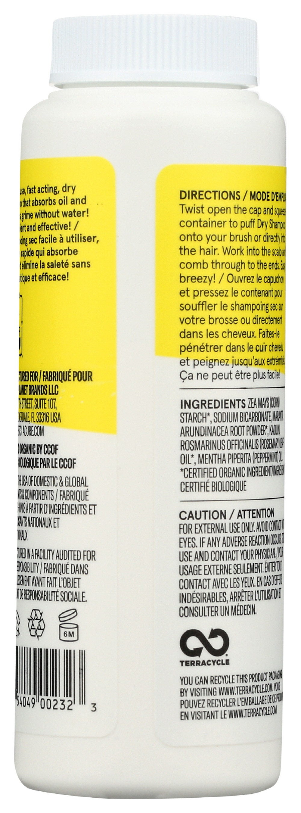 Acure Dry Shampoo for All Hair Types