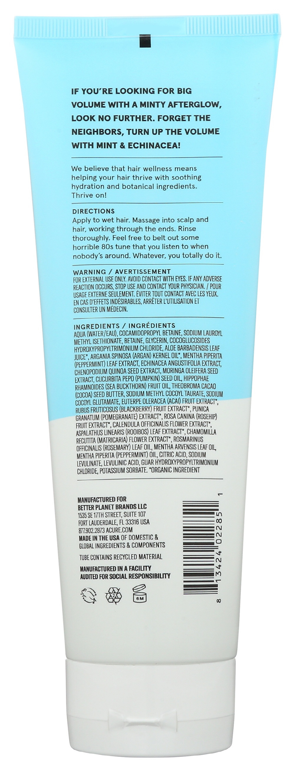 Acure Vivacious Volume  Shampoo