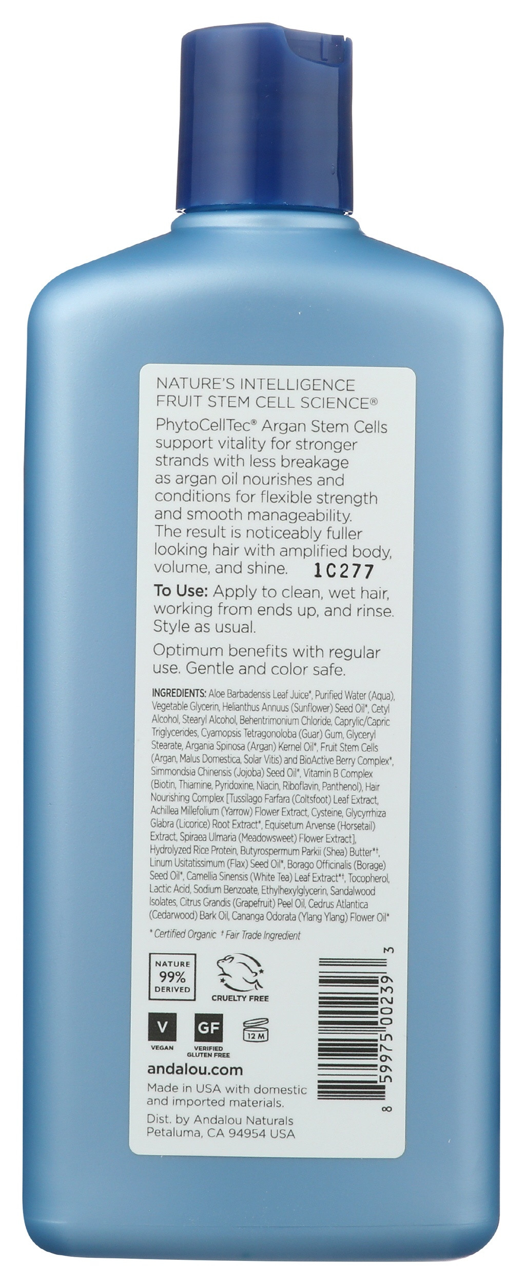 Andalou Naturals Argan Stem Cell Age Defying Conditioner