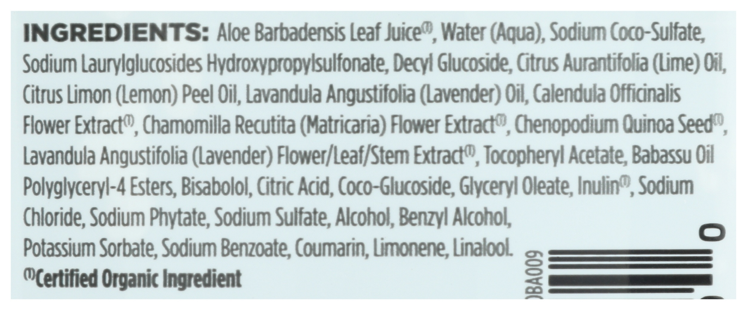 Avalon Organics Nourishing Lavender Shampoo