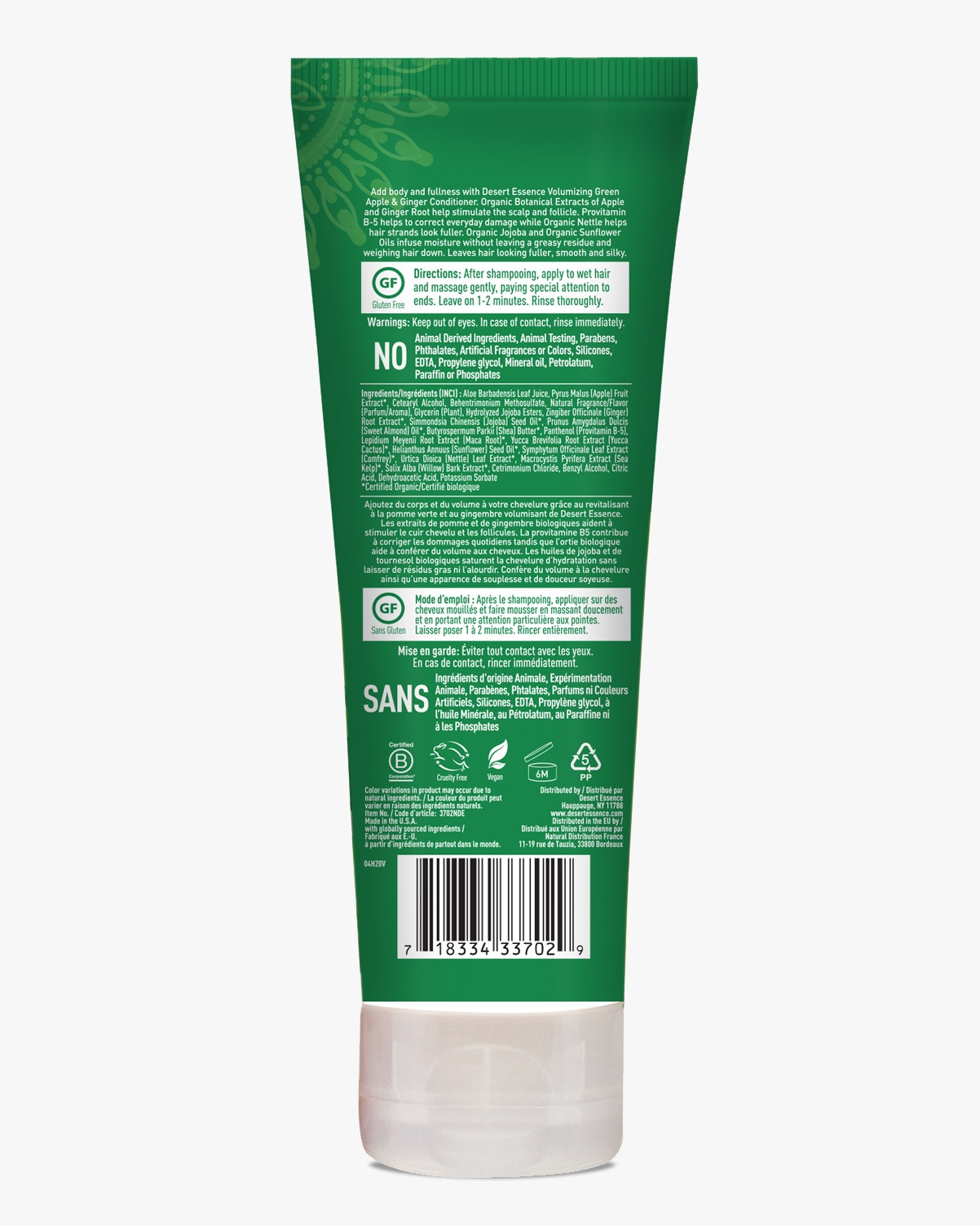 Desert Essence Green Apple & Ginger Conditioner