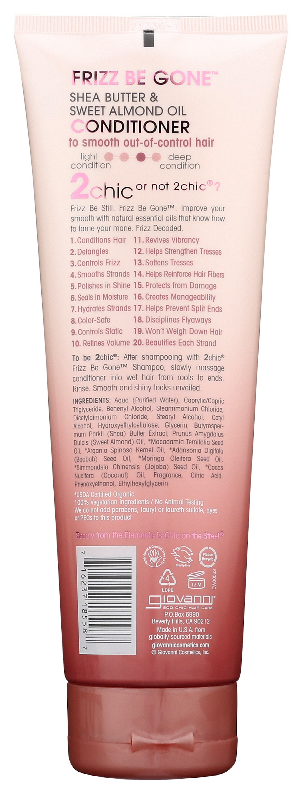 2chic Frizz Be Gone Conditioner