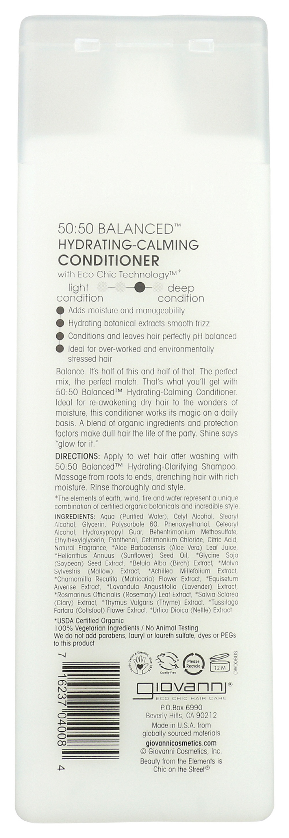 Giovanni 50:50 Balanced Hydrating-Calming Conditioner