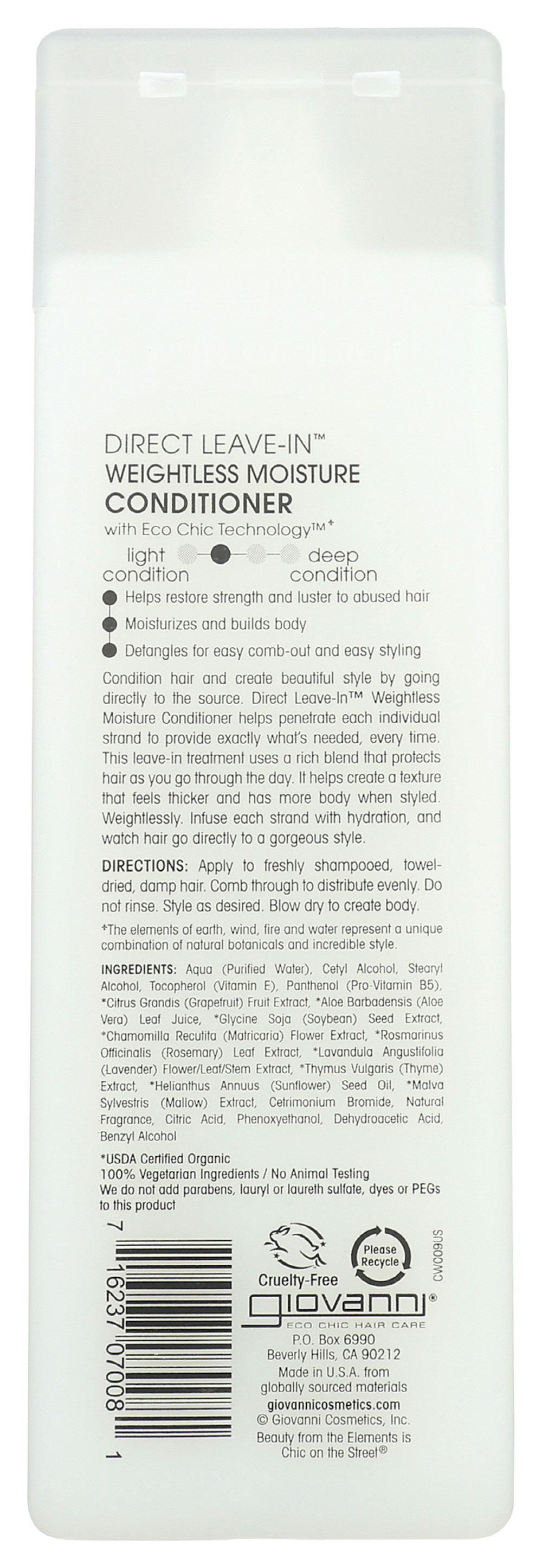 Giovanni Direct Leave-In Weightless Moisture Conditioner